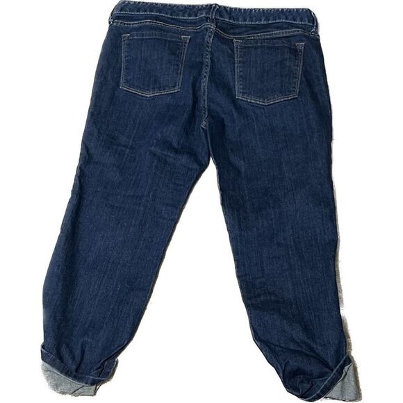 Banana Republic Womens Cropped Denim Jeans Mid Rise Blue Wash Size 30: - Picture 3 of 11